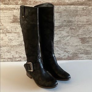 Madeline NWOT Black Tall Boots